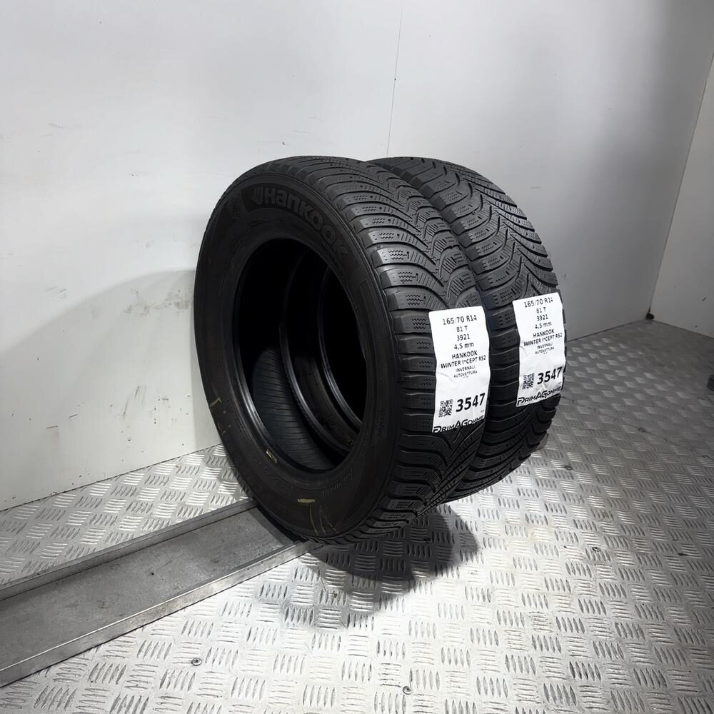 Gomme Usate 165 70 R14 81T Hankook Winter I*Cept RS2 Invernali - immagine 10