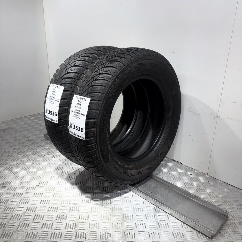 Gomme Usate 175 70 R14 84T Kumho Wintercraft WP52 71% Invernali - immagine 10
