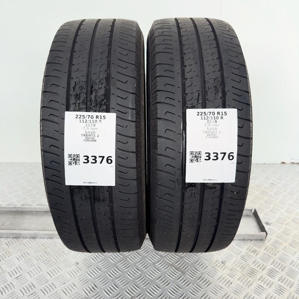 Gomme Usate 225 70 R15C 112/110R SAVA TRENTA 2 98% Estive - immagine 10