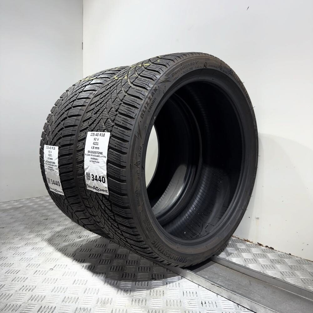 Gomme Usate 225 40 R18 92V XL Bridgestone Blizzak Driveguard LM005 Invernali - immagine 10