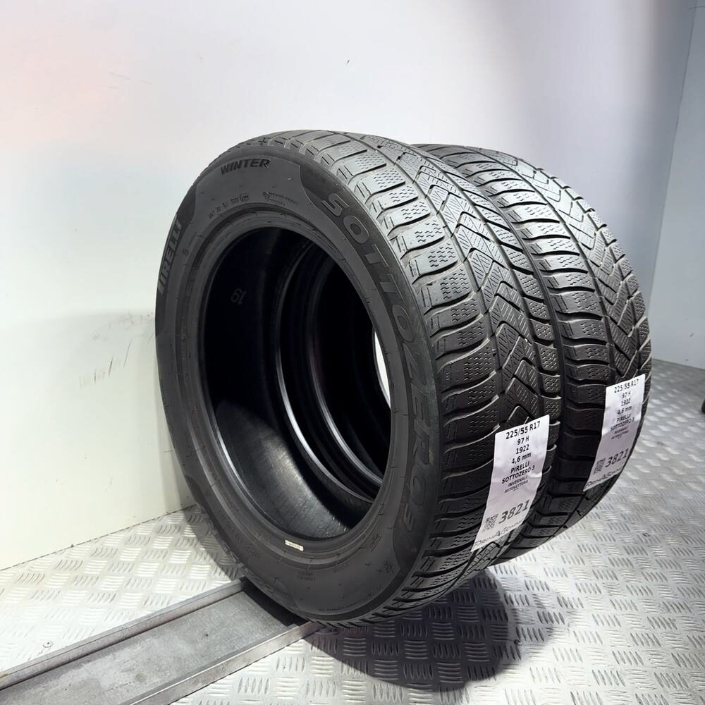 Gomme Usate 225 55 R17 97H Pirelli Sottozero 3 Invernali - immagine 11