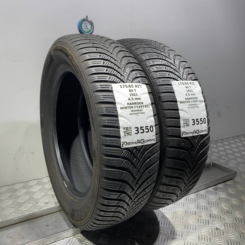 Gomme Usate 175 65 R15 84T Hankook Winter I*Cept RS2 Invernali - immagine 11