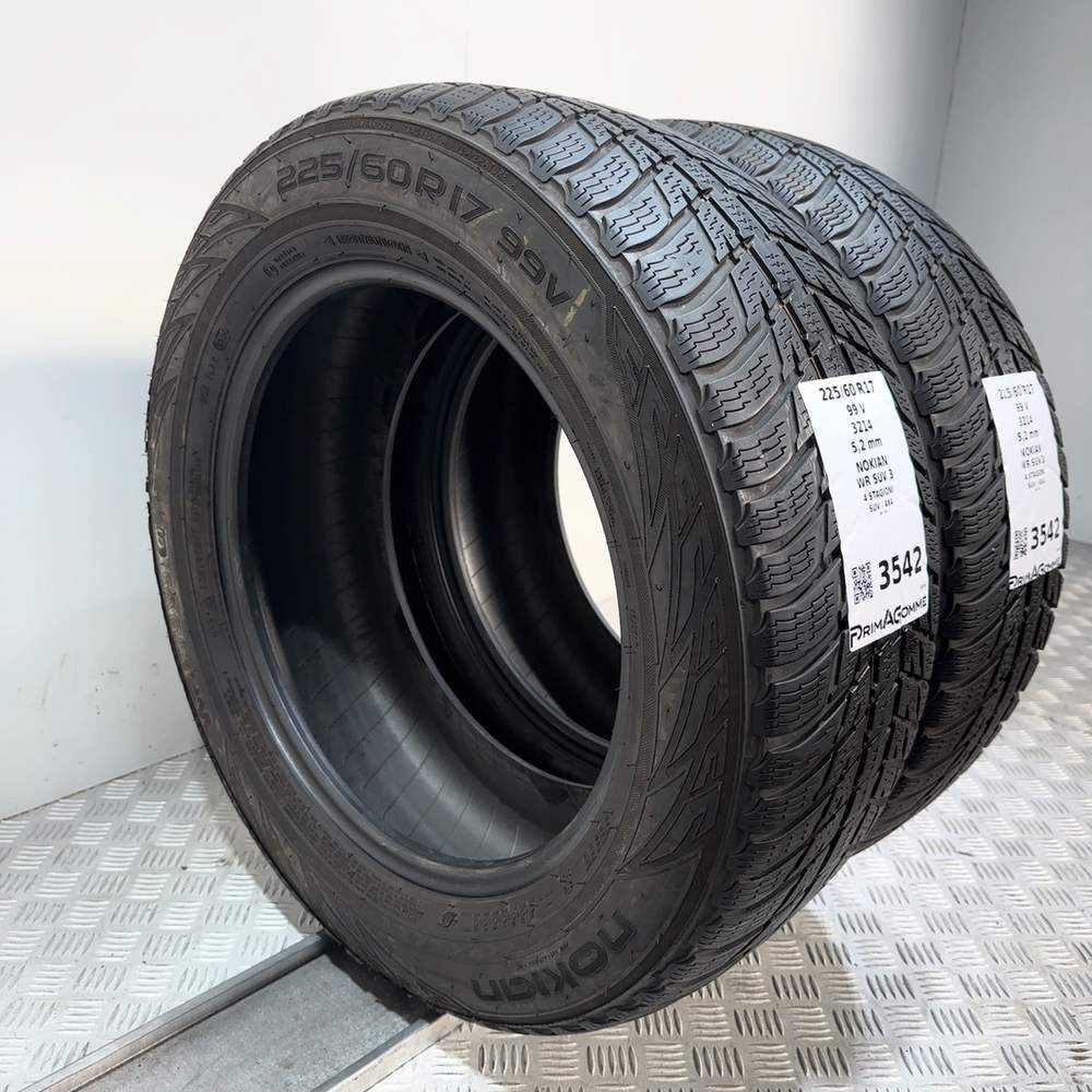 Gomme Usate 225 60 R17 99V Nokian WR SUV 3 74% 4 Stagioni - immagine 12