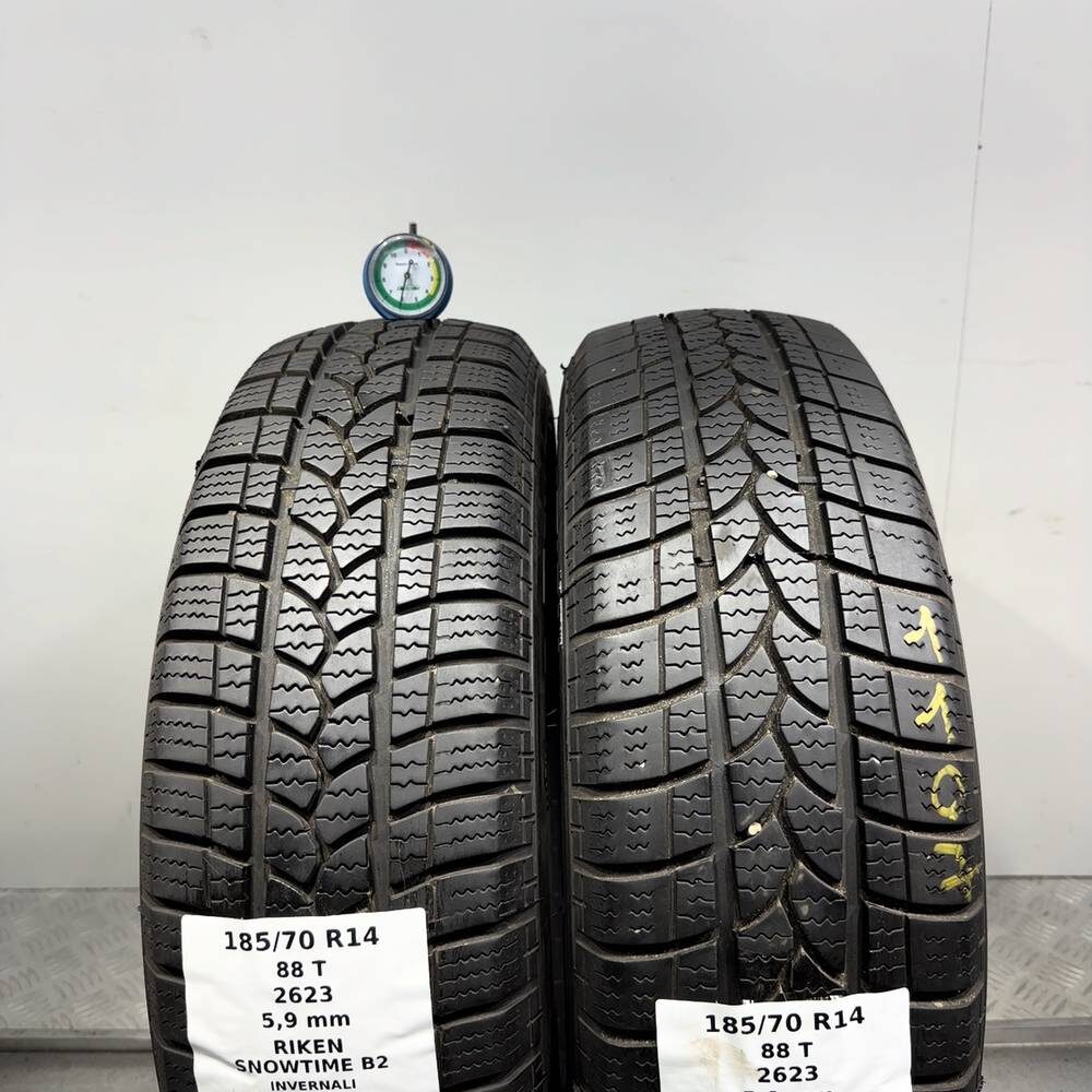 Gomme Usate 185 70 R14 88T Riken Snowtime B2 84% Invernali - immagine 12