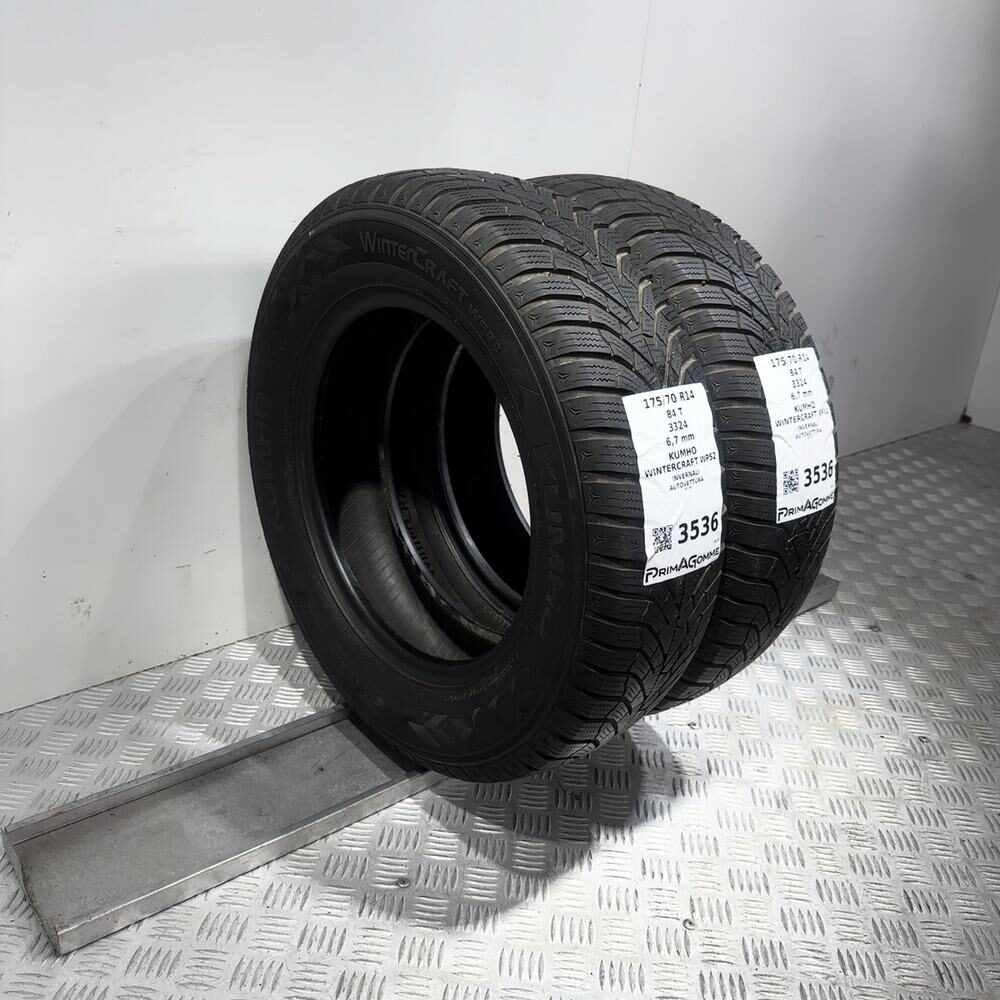 Gomme Usate 175 70 R14 84T Kumho Wintercraft WP52 71% Invernali - immagine 12