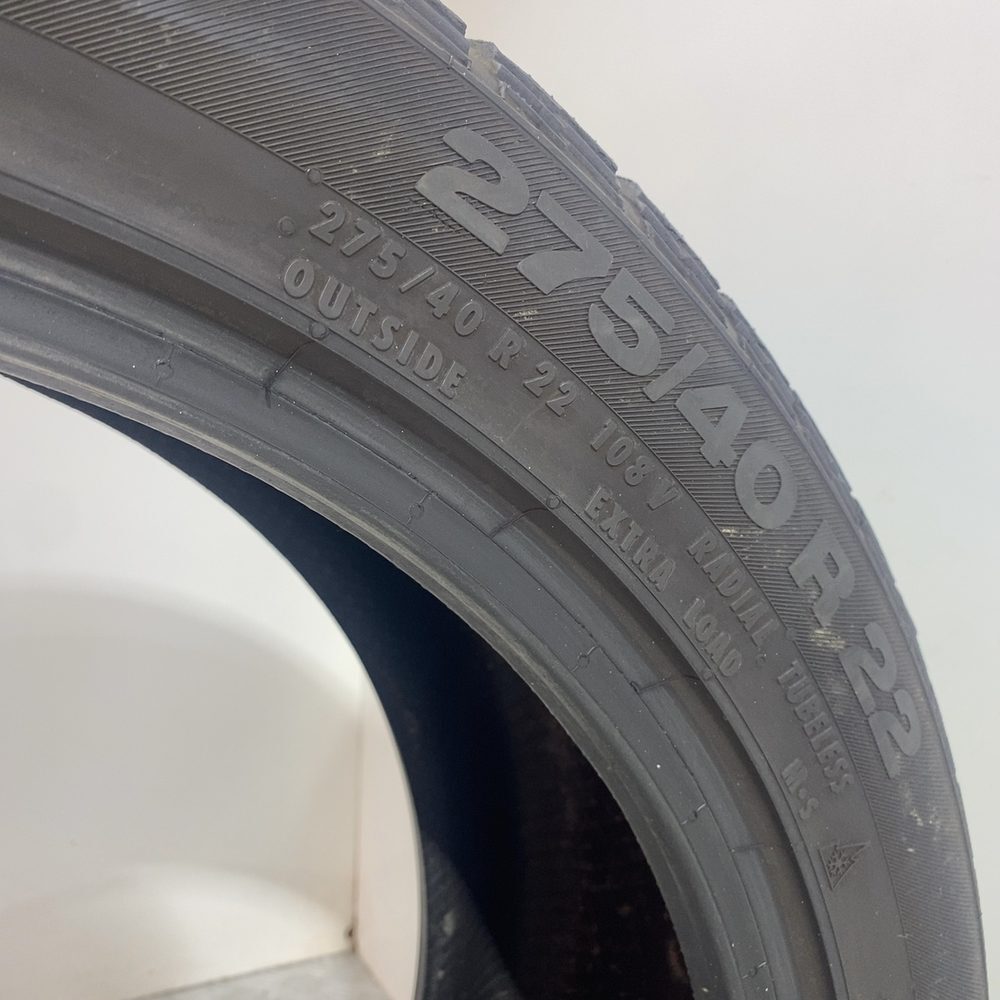 Gomme Usate 275 40 R22 108V XL Continental Crosscontact Winter 74% Invernali - immagine 12