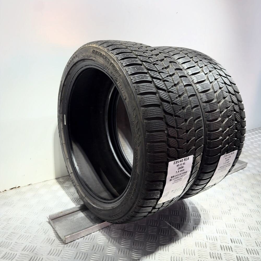 Gomme Usate 235 40 R18 95V XL Bridgestone Blizzak LM-25V 98% Invernali - immagine 13