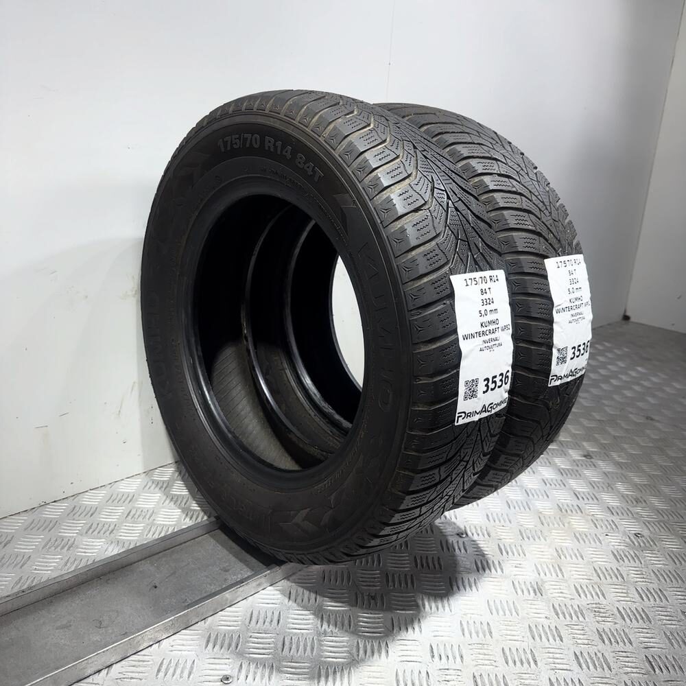 Gomme Usate 175 70 R14 84T Kumho Wintercraft WP52 71% Invernali - immagine 17