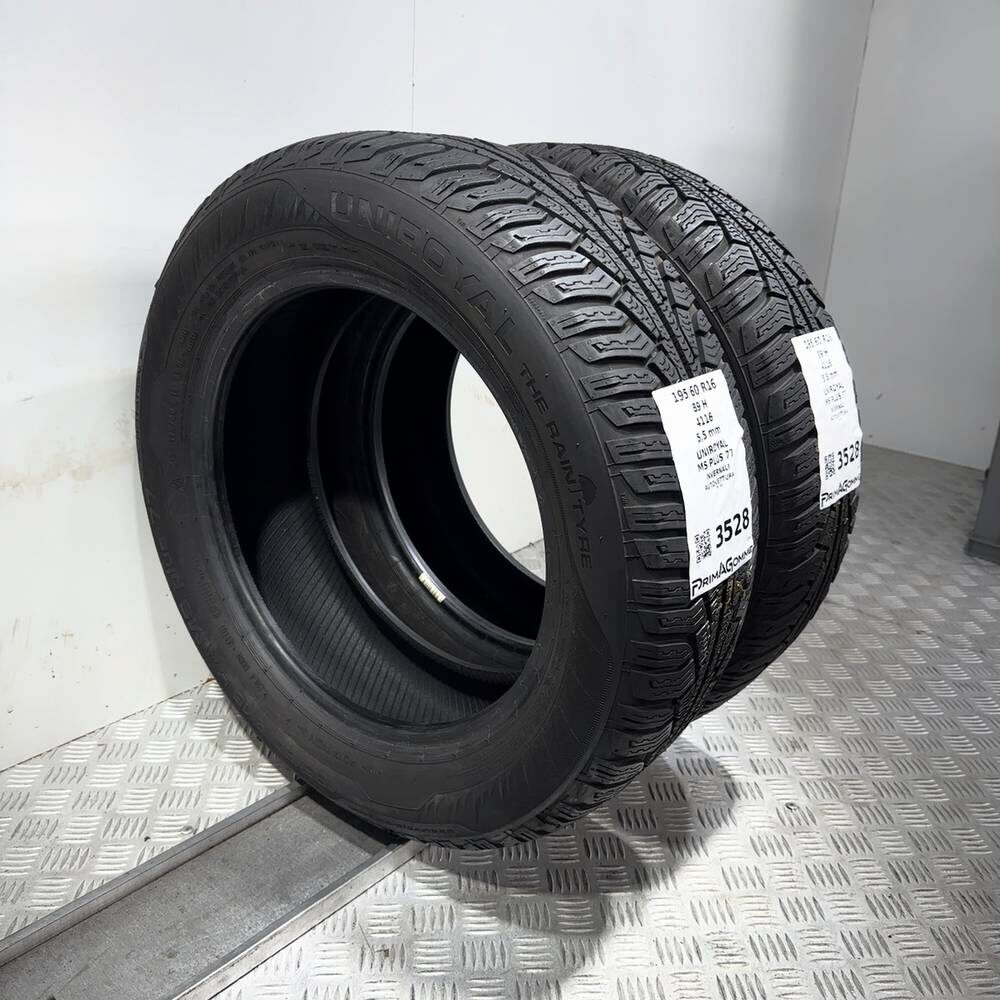 Gomme Usate 195 60 R16 89H Uniroyal MS Plus 77 79% Invernali - immagine 17