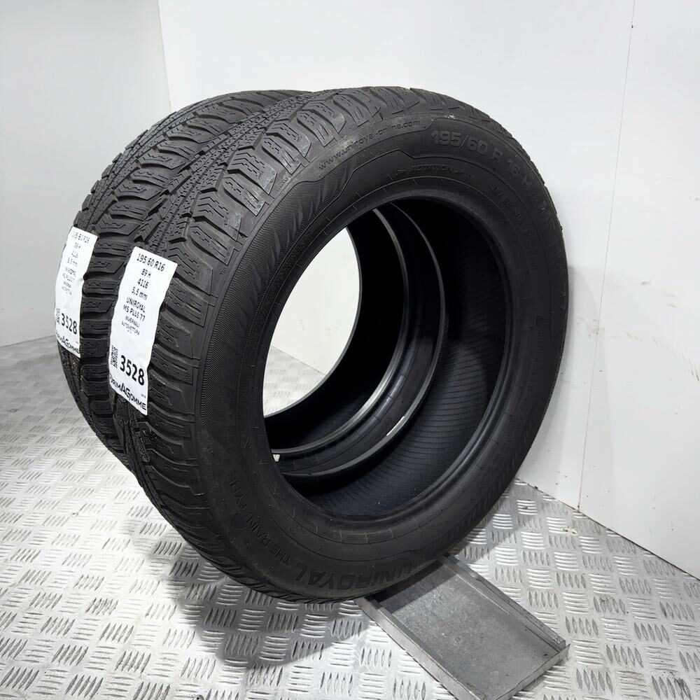 Gomme Usate 195 60 R16 89H Uniroyal MS Plus 77 79% Invernali - immagine 18