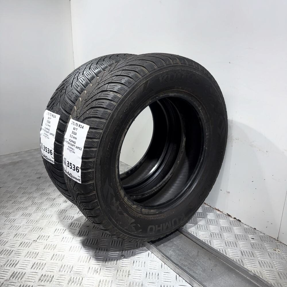 Gomme Usate 175 70 R14 84T Kumho Wintercraft WP52 71% Invernali - immagine 18