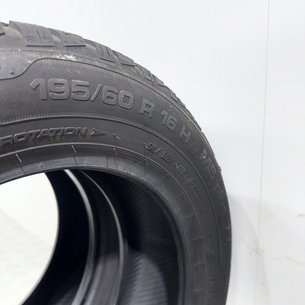 Gomme Usate 195 60 R16 89H Uniroyal MS Plus 77 79% Invernali - immagine 20