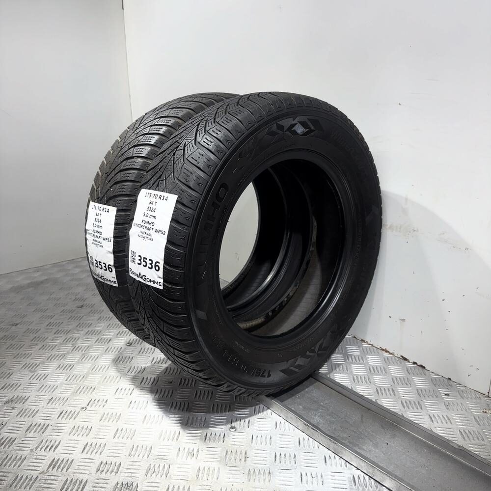 Gomme Usate 175 70 R14 84T Kumho Wintercraft WP52 71% Invernali - immagine 20