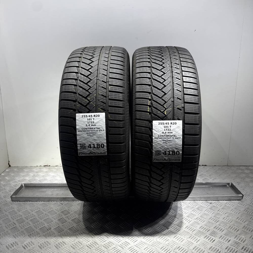Gomme Usate 255 45 R20 101T Continental Wintercontact TS 850 P 77% Invernali