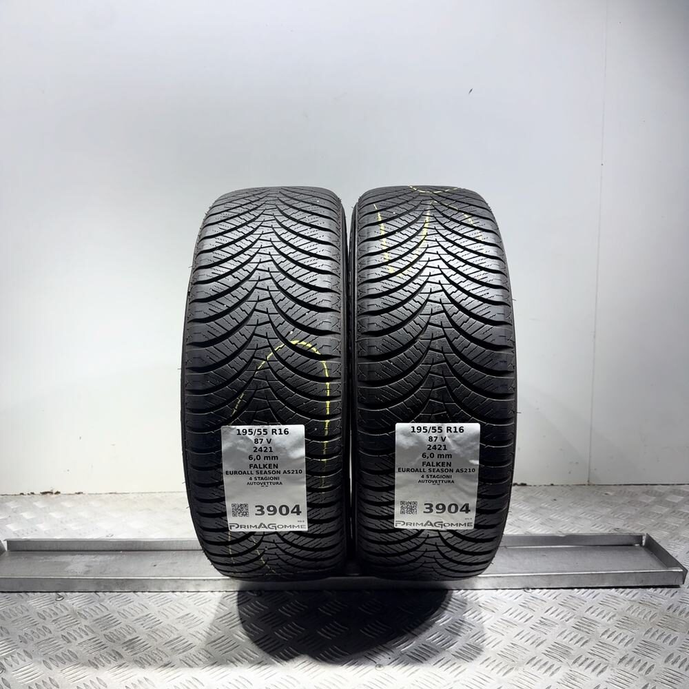 Gomme Usate 195 55 R16 87V Falken Euroall Season AS210 86% 4 Stagioni
