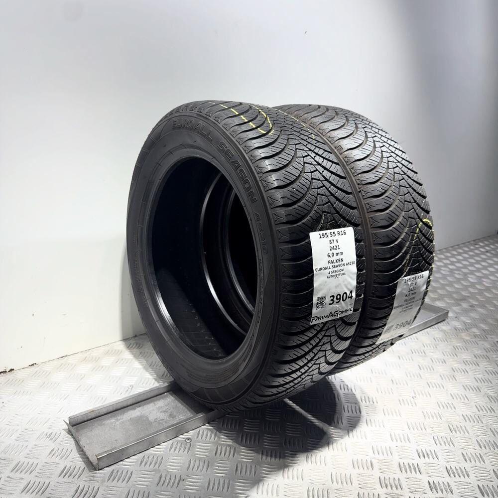 Gomme Usate 195 55 R16 87V Falken Euroall Season AS210 86% 4 Stagioni - immagine 7