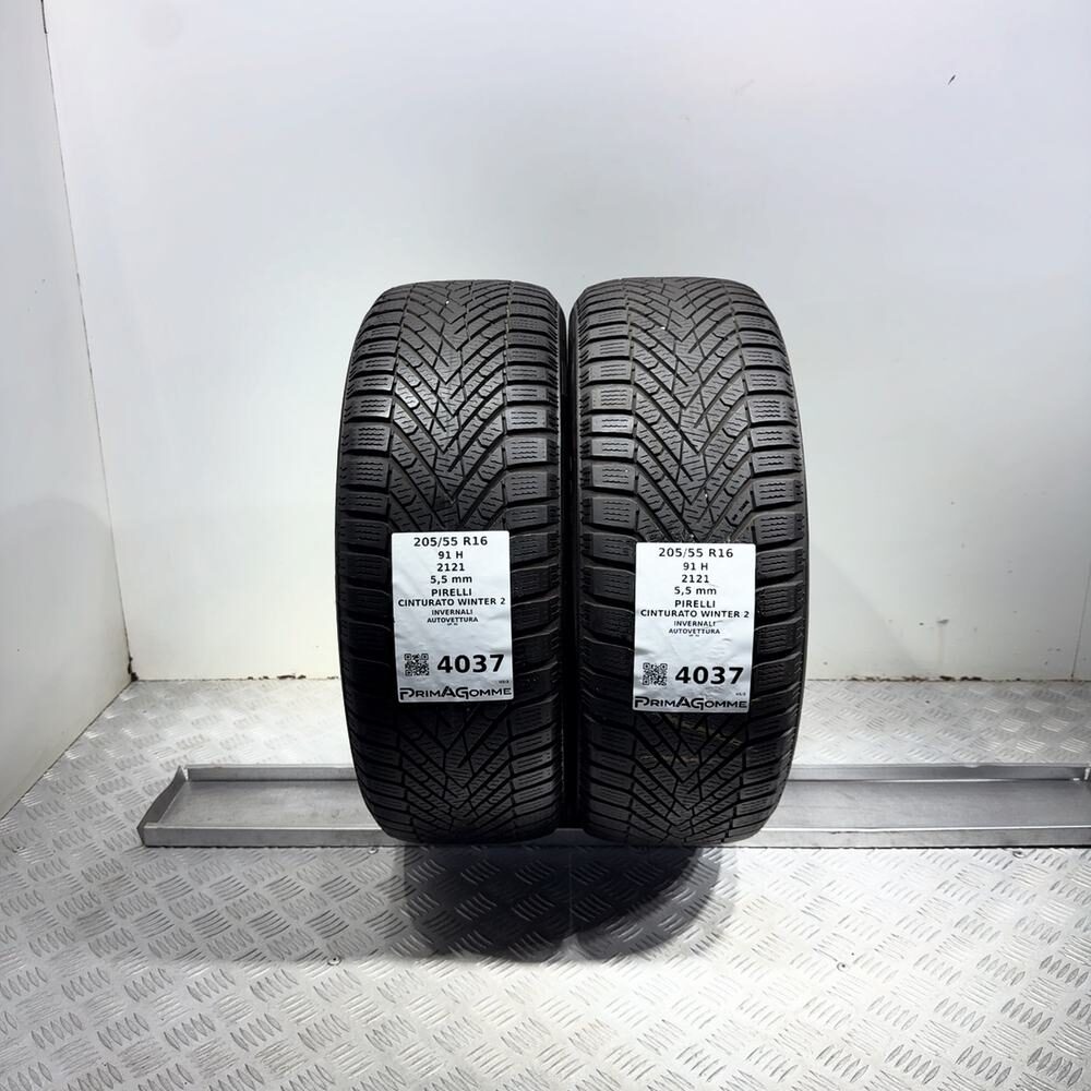 Gomme Usate 205 55 R16 91H Pirelli Cinturato Winter 2 79% Invernali