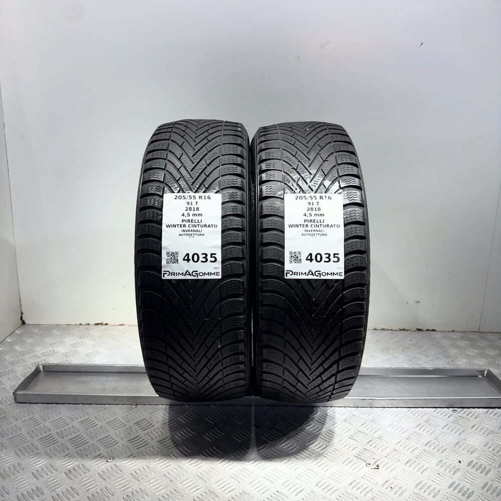 Gomme Usate 205 55 R16 91T Pirelli Winter Cinturato Invernali