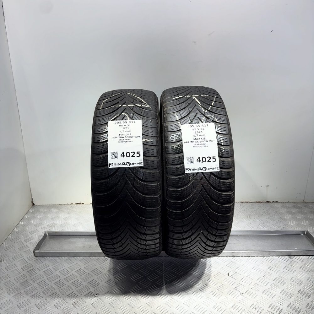 Gomme Usate 205 55 R17 95V Maxxis Premitra Snow WP6 Invernali
