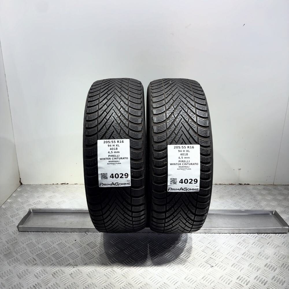 Gomme Usate 205 55 R16 94H XL Pirelli Winter Cinturato Invernali