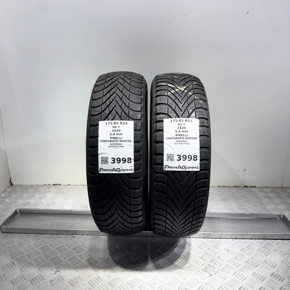 Gomme Usate 175 65 R15 84T Pirelli Cinturato Winter 77% Invernali