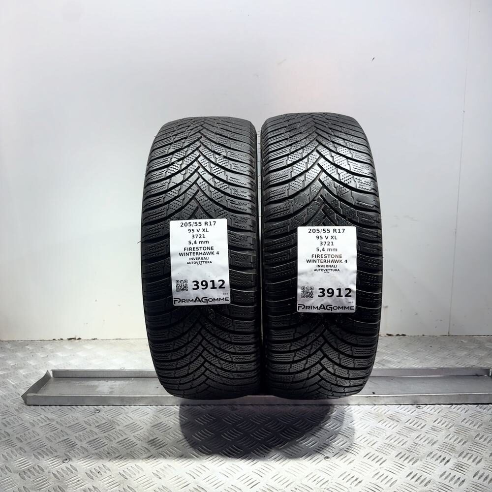 Gomme Usate 205 55 R17 XL 95V Firestone Winterhawk 4 77% Invernali