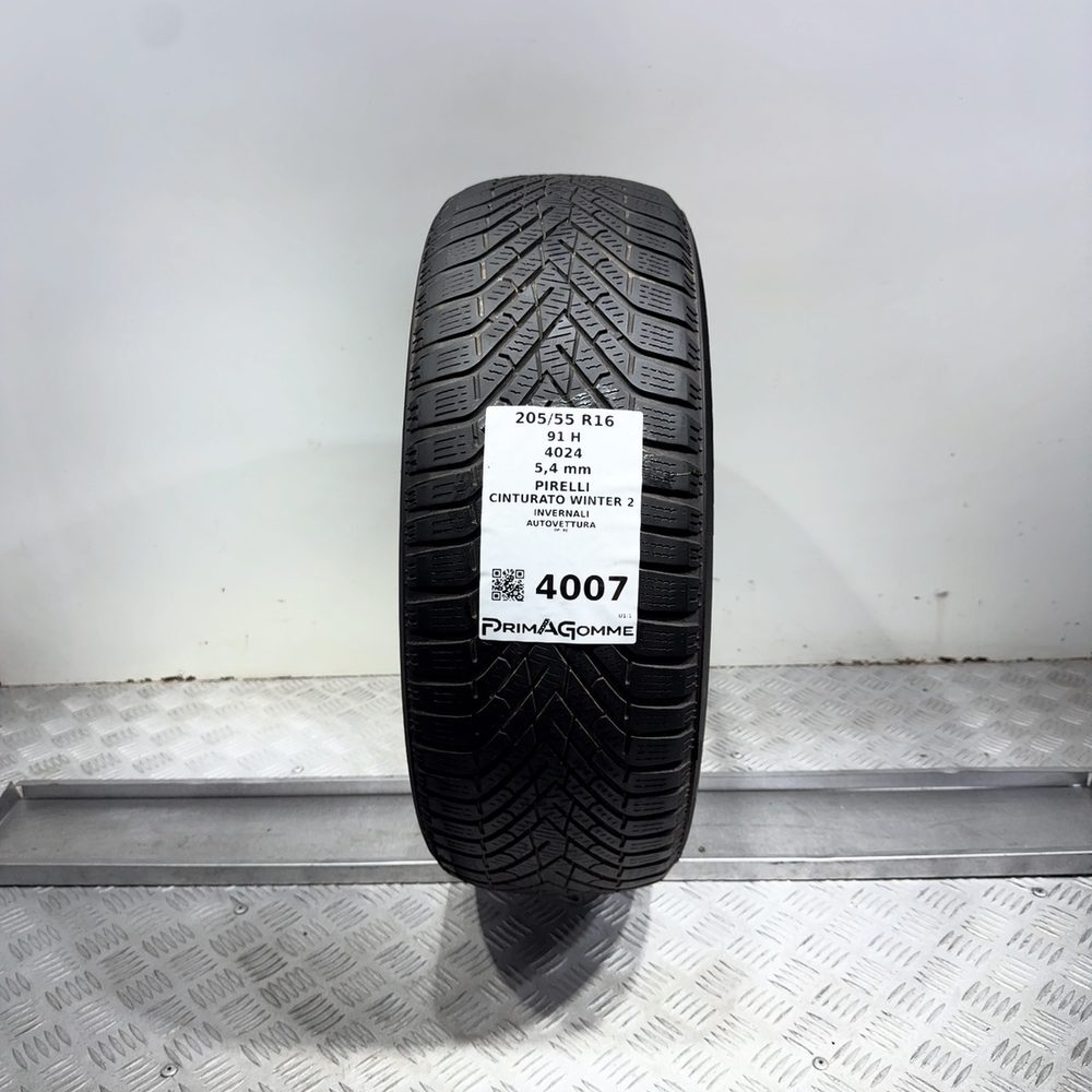 Gomma Usata 205 55 R16 91H Pirelli Cinturato Winter 2 77% Invernale