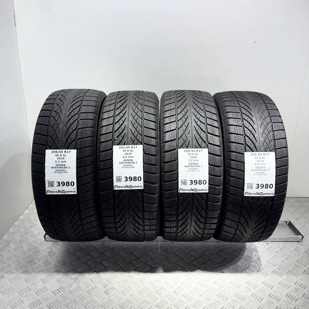 Gomme Usate 205 55 R17 95H XL Kenda Wintergen 2 74% Invernali