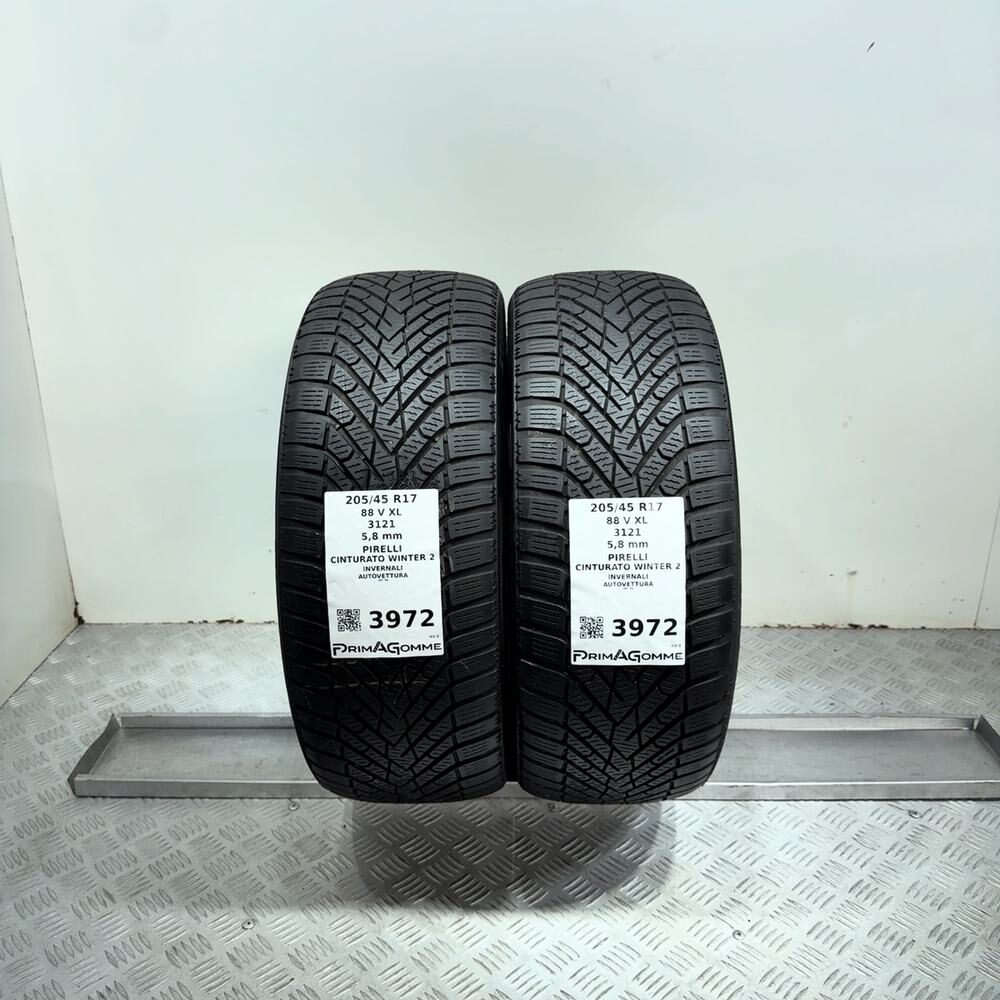 Gomme Usate 205 45 R17 88V XL Pirelli Cinturato Winter 2 83% Invernali