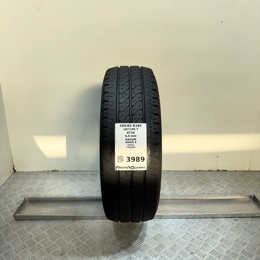 Gomma Usata 205 65 R16C 107/105T Barum Vanis 3 71% Estivo
