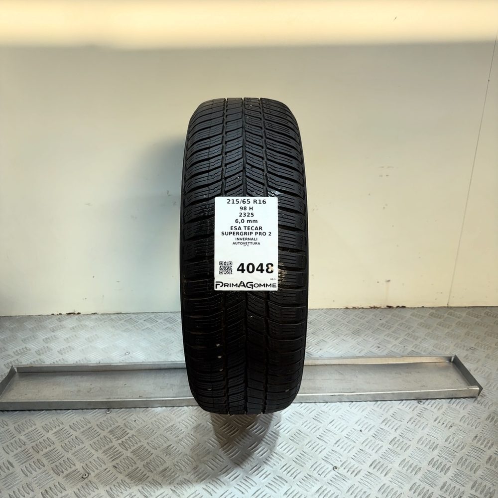 Gomma Usata 215 65 R16 98H Esa Tecar Supergrip Pro 2 86% Invernale