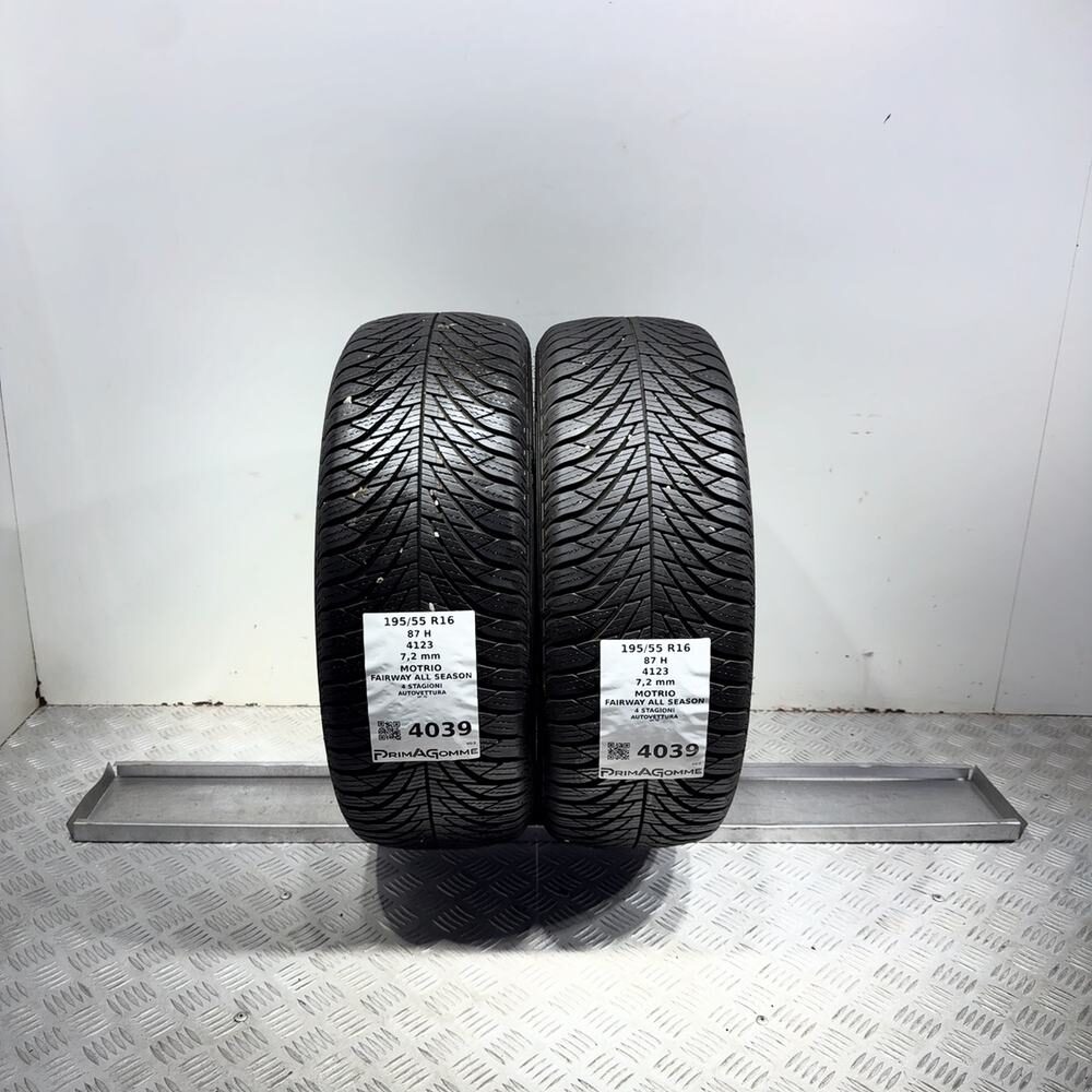 Gomme Usate 195 55 R16 87H Motrio Fairway All Season 98% 4 Stagioni