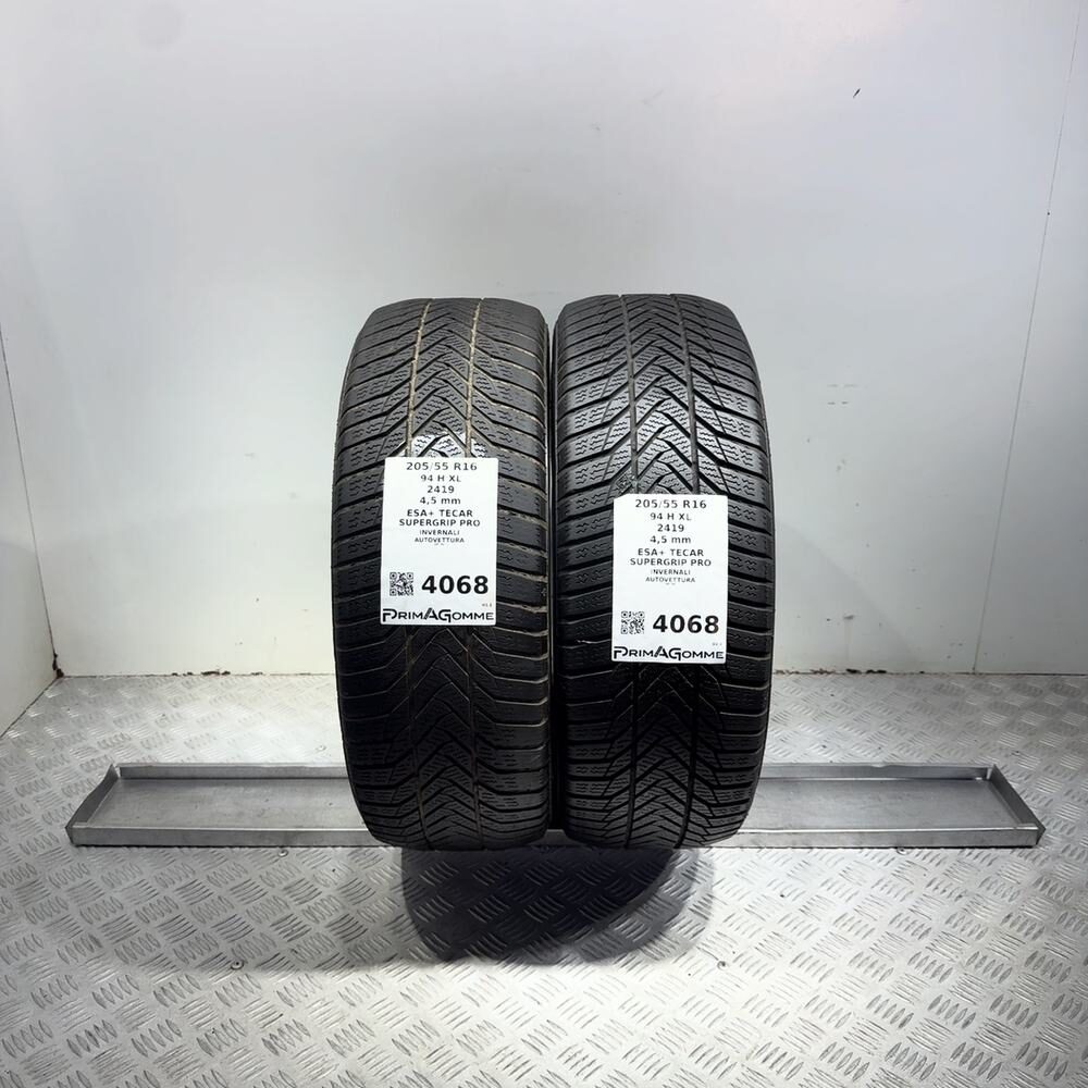Gomme Usate 205 55 R16 XL 94H Esa+ Tecar Supergrip Pro Invernali