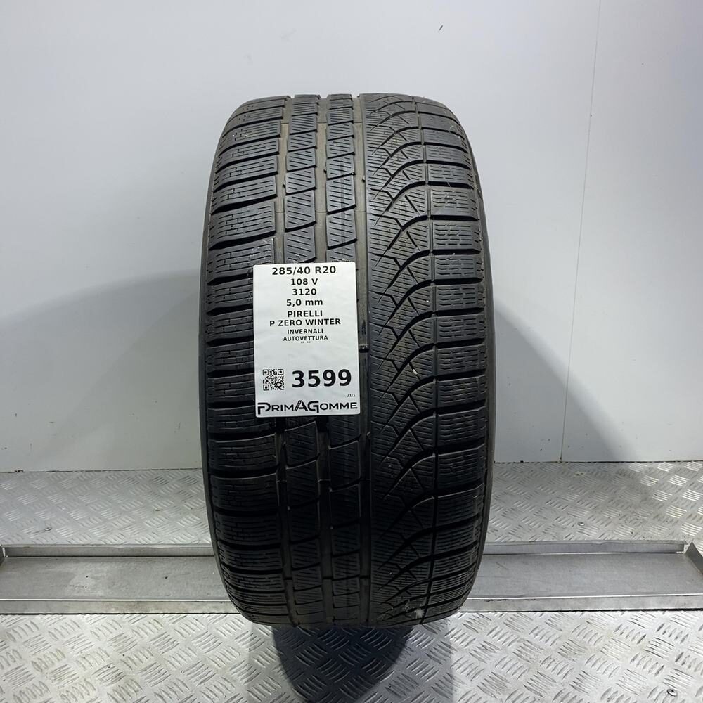 Gomma Usata 285 40 R20 108V XL Pirelli P Zero Winter 71% Invernale