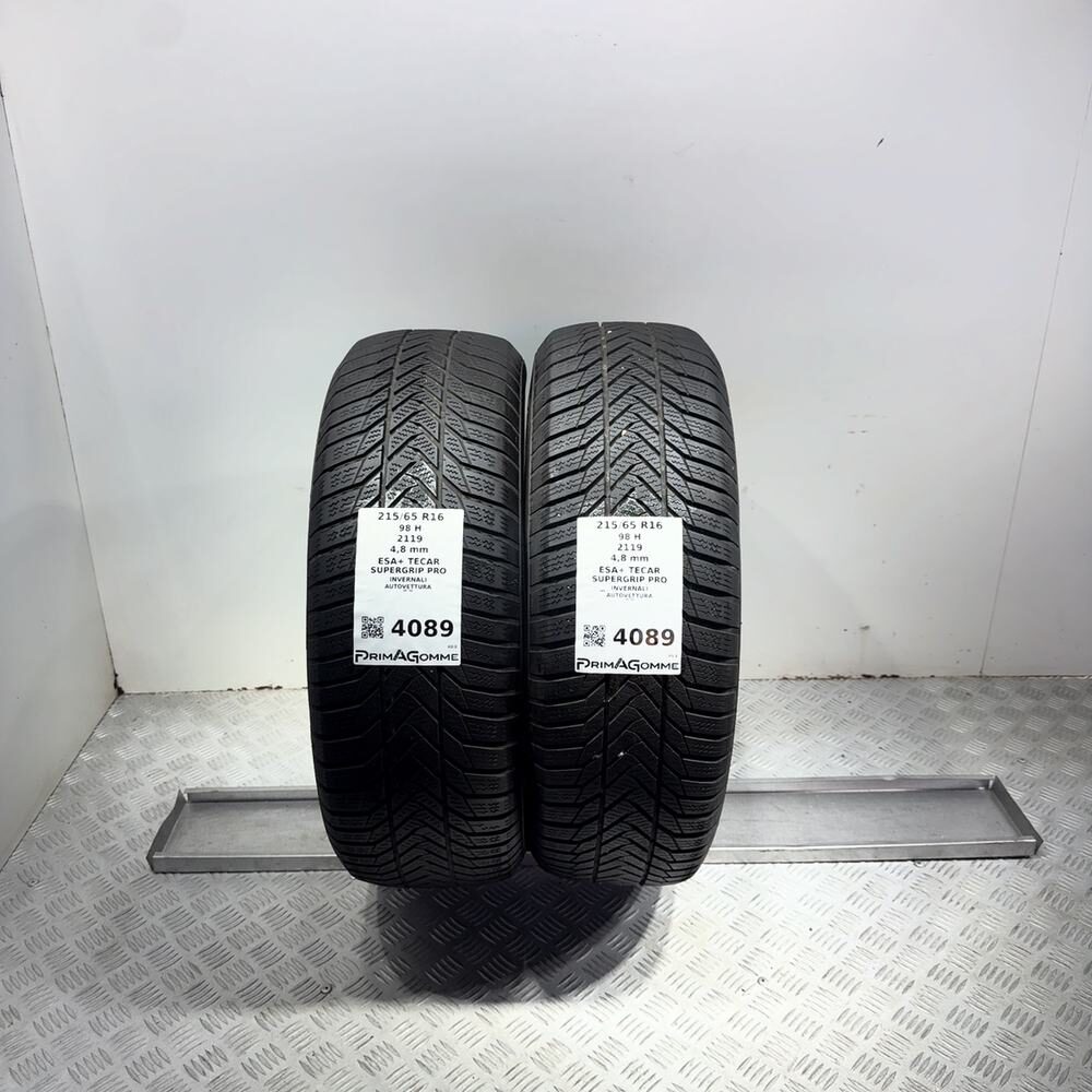 Gomme Usate 215 65 R16 98H Esa+ Tecar Supergrip Pro Invernali
