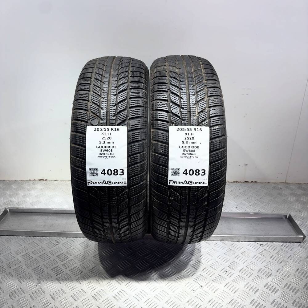 Gomme Usate 205 55 R16 91H Goodride SW608 76% Invernali
