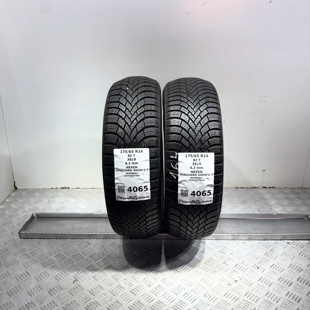 Gomme Usate 175 65 R14 82T Nexen Winguard Snow’G 3 89% Invernali