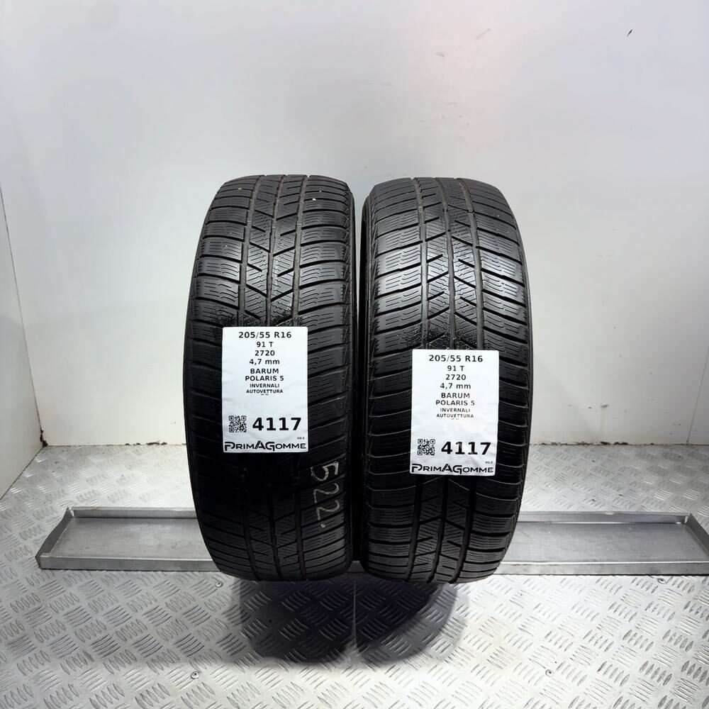 Gomme Usate 205 55 R16 91T Barum Polaris 5 Invernali