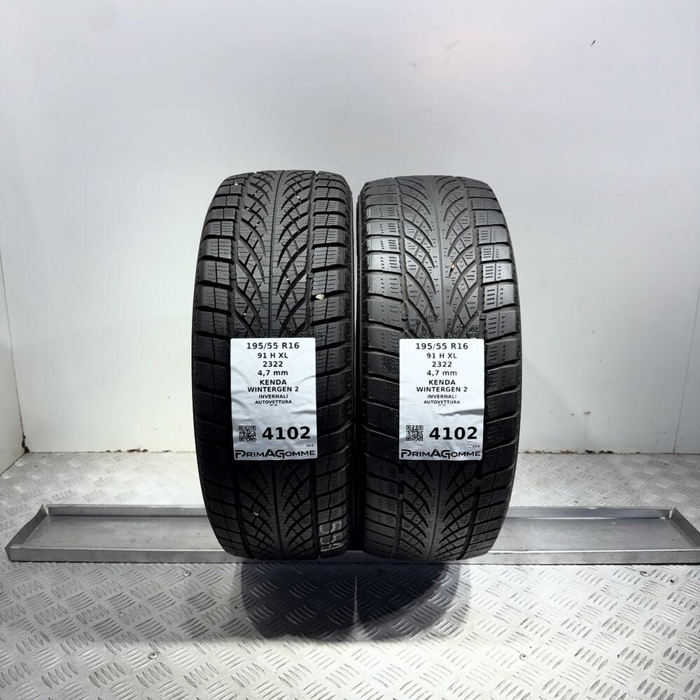 Gomme Usate 195 55 R16 91H XL Kenda Wintergen 2 Invernali