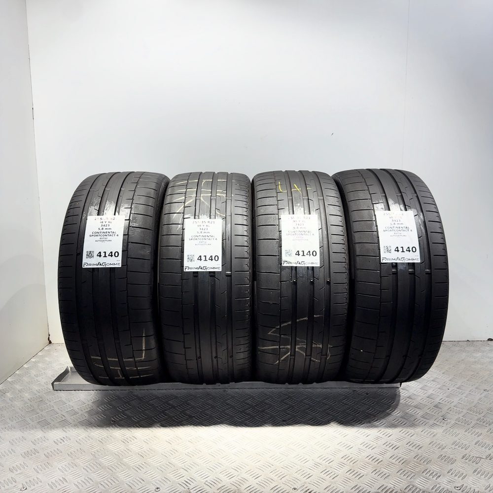 Gomme Usate 255 35 R21 XL 98Y Continental Sportcontact 6 FR ContiSilent 83% Estive