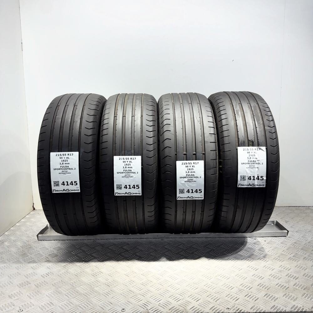 Gomme Usate 215 55 R17 XL 98Y Fulda Sportcontrol 2 Estive