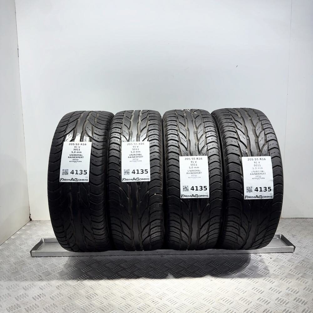 Gomme Usate 205 55 R16 91V Uniroyal Rainexpert 71% Estive