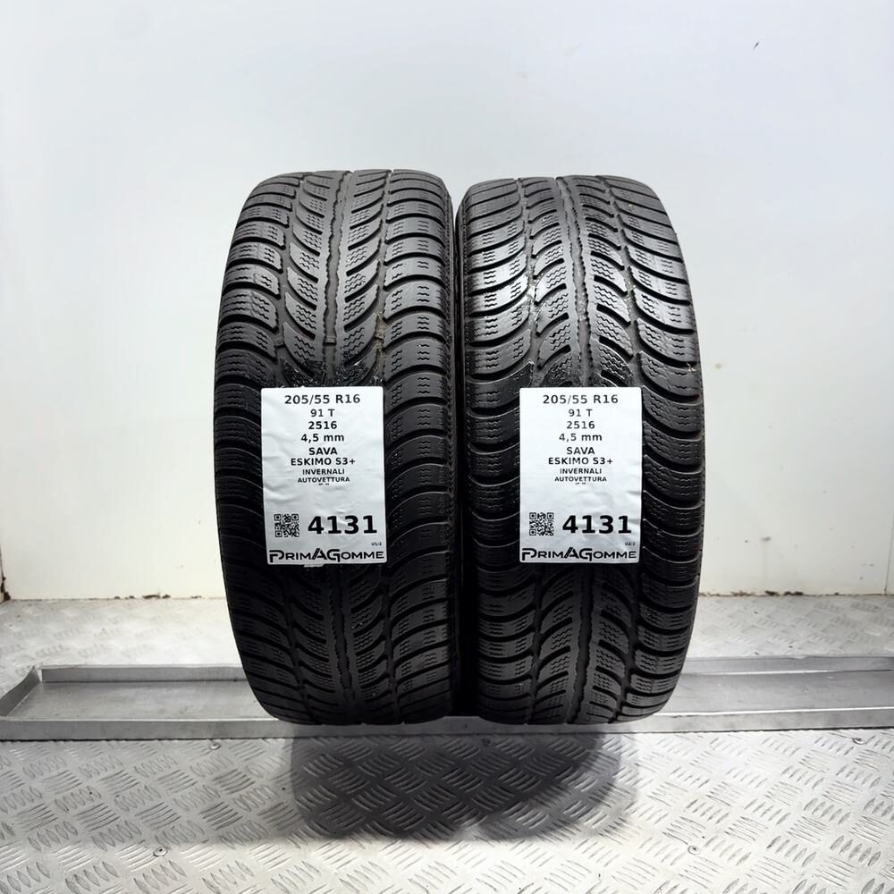 Gomme Usate 205 55 R16 91T Sava Eskimo S3+ Invernali
