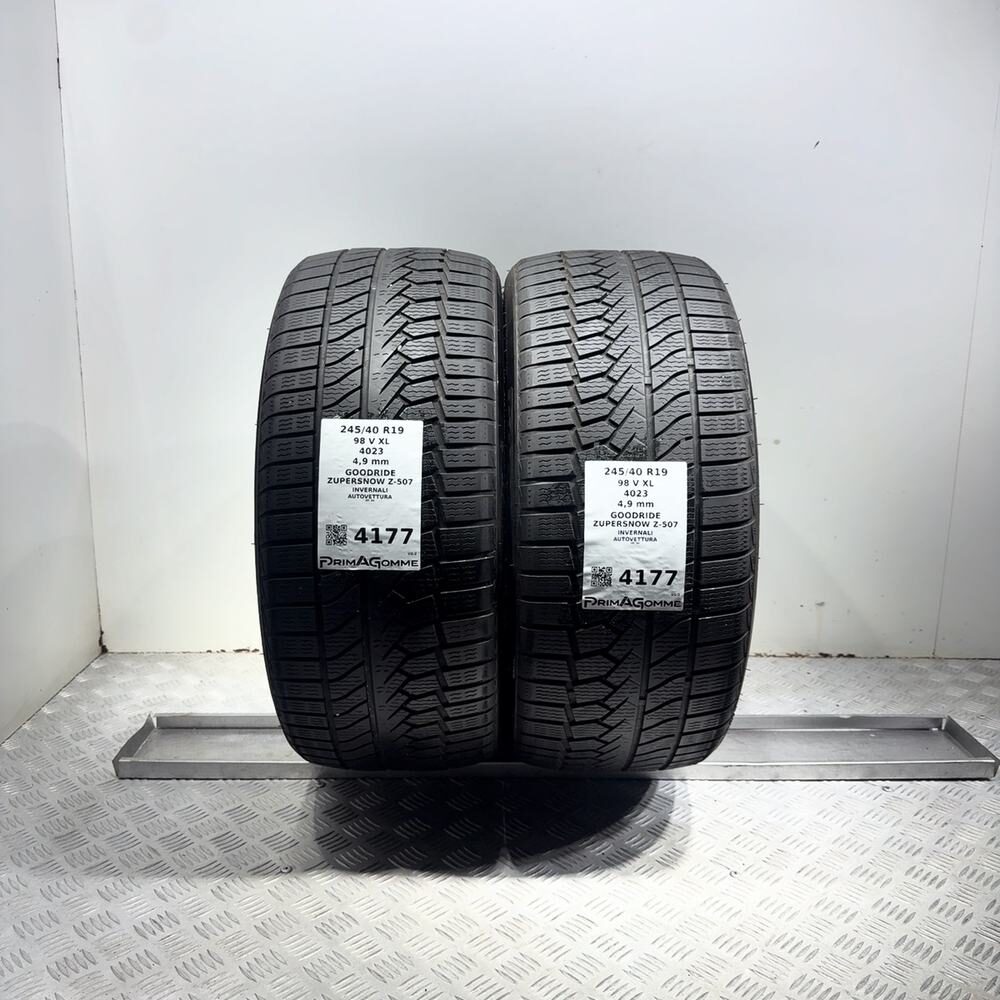 Gomme Usate 245 40 R19 98V XL Goodride Zupersnow Z-507 Invernali