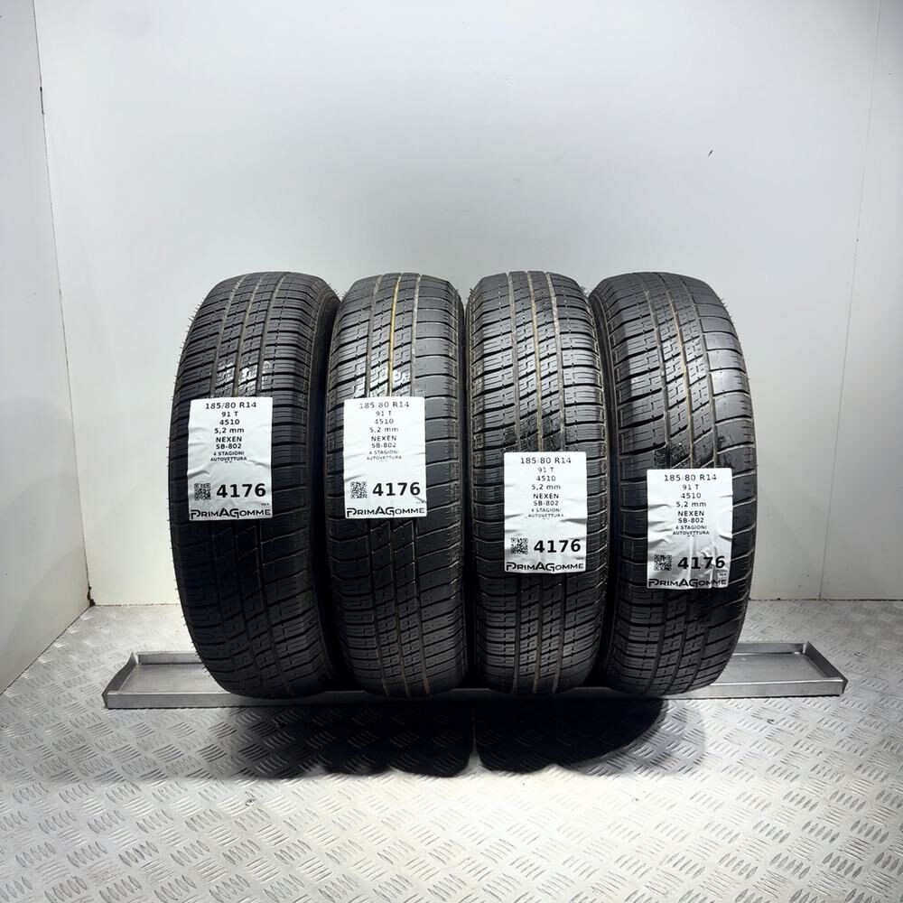 Gomme Usate 185 80 R14 91T Nexen SB-802 74% 4 Stagioni