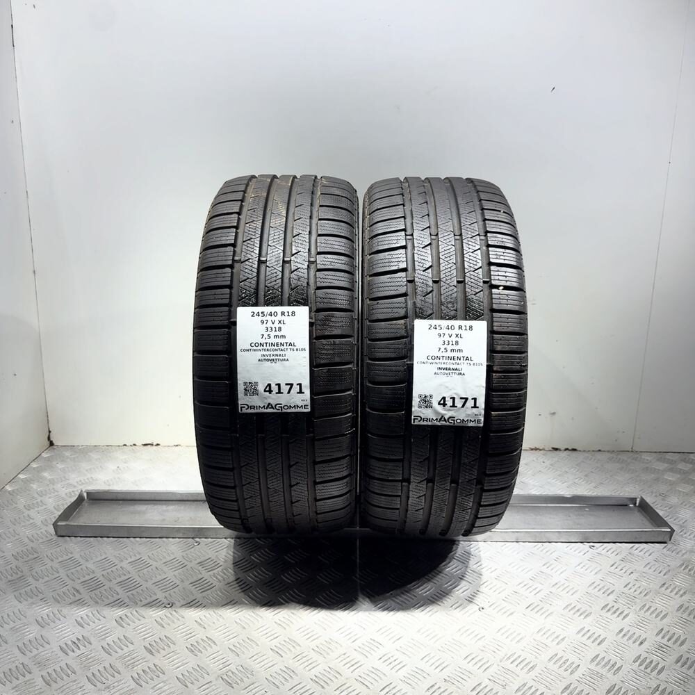 Gomme Usate 245 40 R18 97V XL Continental Contiwintercontact TS 810S Invernali