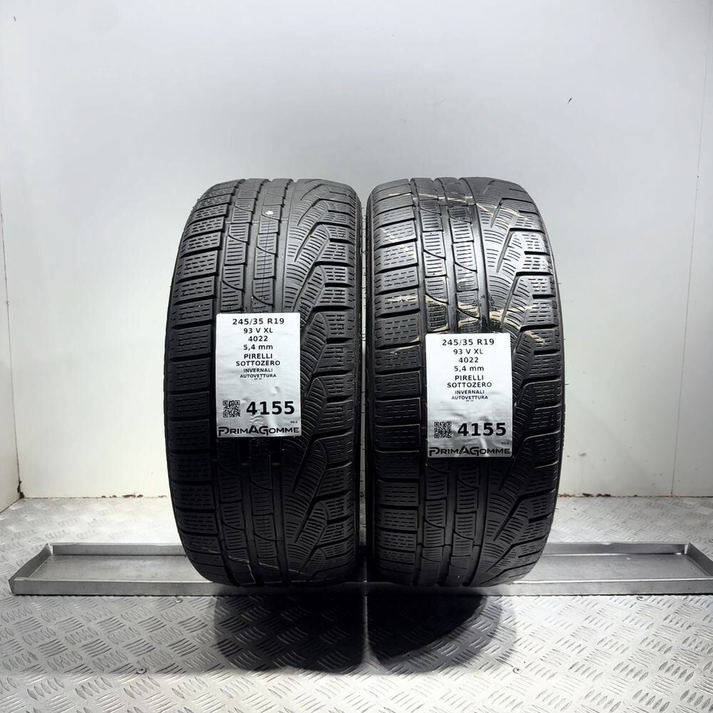 Gomme Usate 245 35 R19 93V XL Pirelli Sottozero 77% Invernali