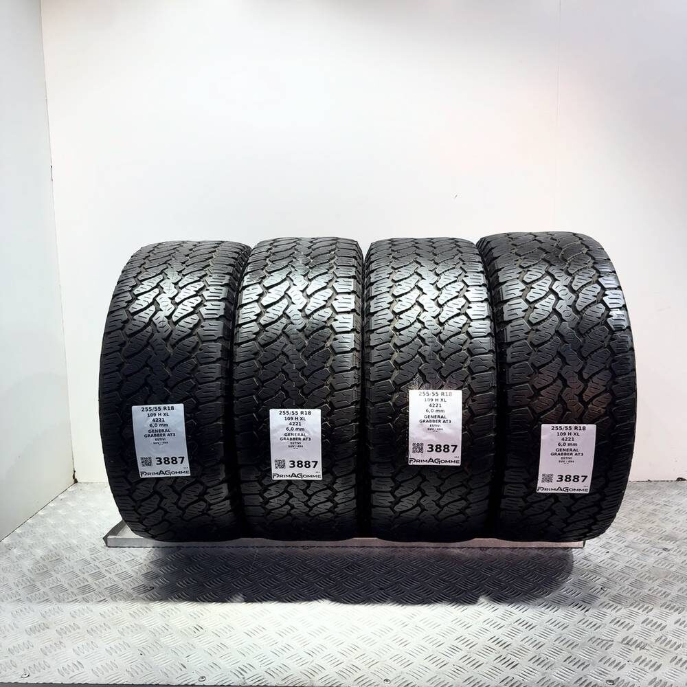 Gomme Usate 255 55 R18 XL 109H General Grabber AT3 86% Estive