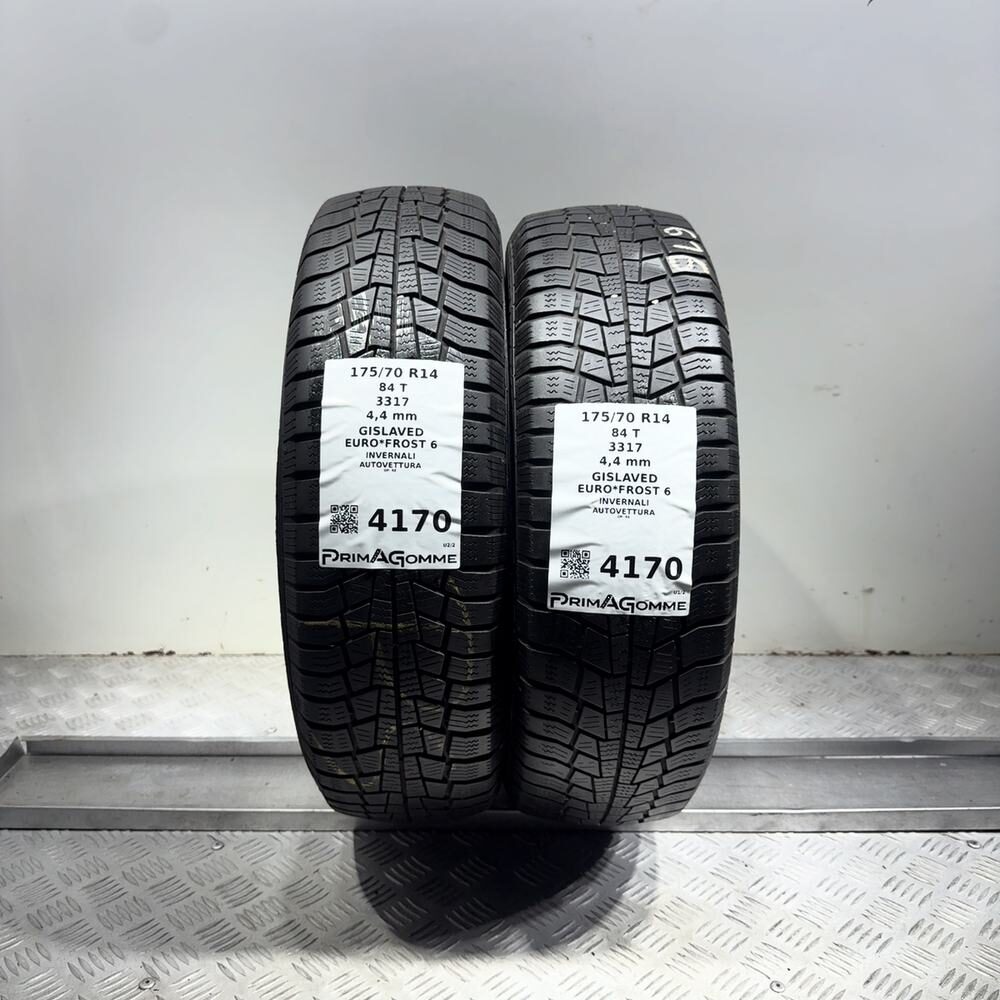 Gomme Usate 175 70 R14 84T Gislaved Euro*Frost 6 Invernali