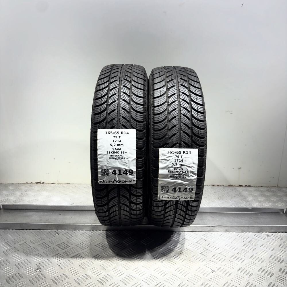 Gomme Usate 165 65 R14 79T Sava Eskimo S3+ 74% Invernali